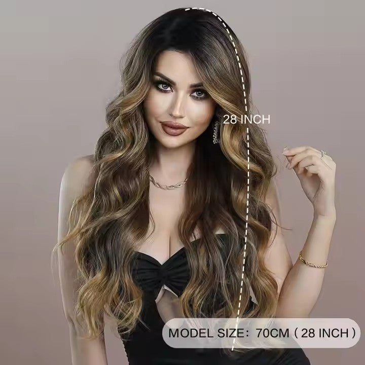 Brown Wavy Ends, Effortless Elegance
