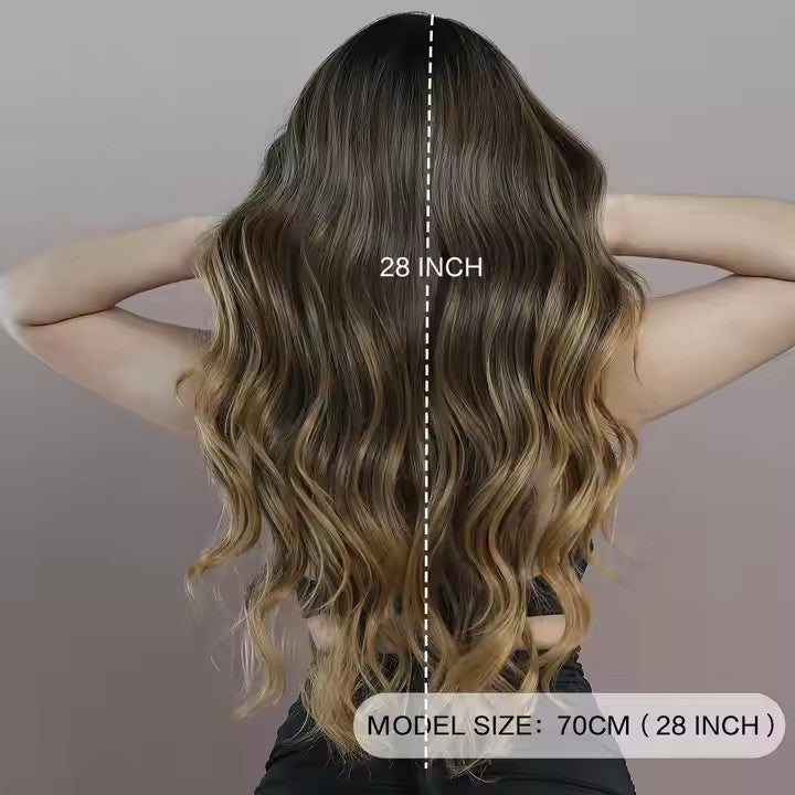 Brown Wavy Ends, Effortless Elegance